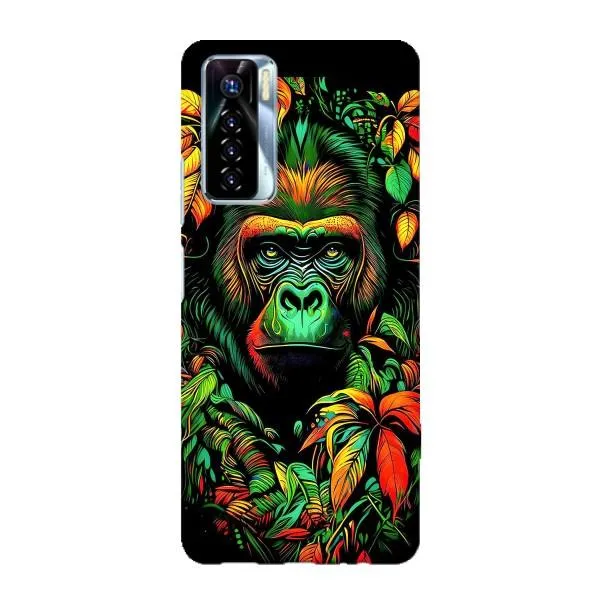 Чехол с принтом «Обезьяна в тропиках» для TECNO Camon 17 Pro Чехол с принтом «Обезьяна в тропиках» для TECNO Camon 17 Pro