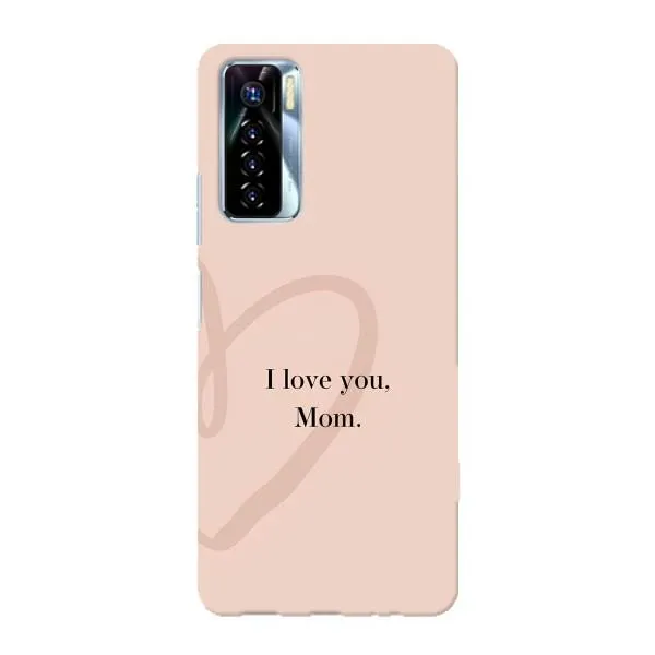 Чехол с принтом «Сердце маме» для TECNO Camon 17 Pro Чехол с принтом «Сердце маме» для TECNO Camon 17 Pro