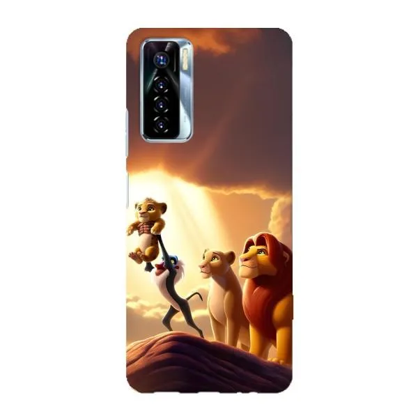 Чехол с принтом «Симба на презентации» для TECNO Camon 17 Pro
