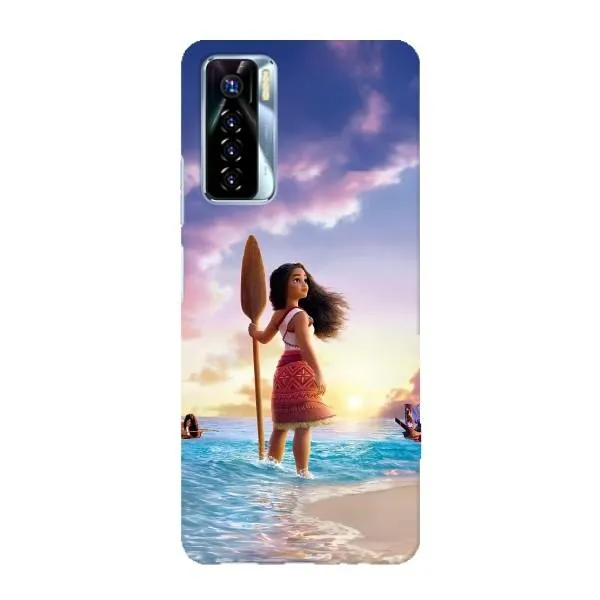 Чехол с принтом «Моана с веслом» для TECNO Camon 17 Pro