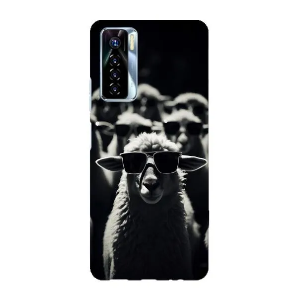 Чехол с принтом «Овечка в очках» для TECNO Camon 17 Pro Чехол с принтом «Овечка в очках» для TECNO Camon 17 Pro