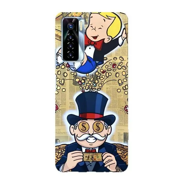 Чохол з принтом «Монополія Мен» для TECNO Camon 17 Pro Чохол з принтом «Монополія Мен» для TECNO Camon 17 Pro