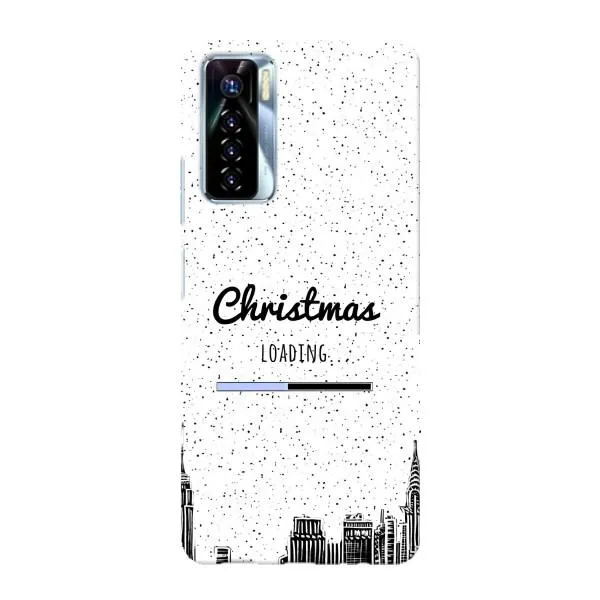 Чехол с принтом «Рождество загружается» для TECNO Camon 17 Pro