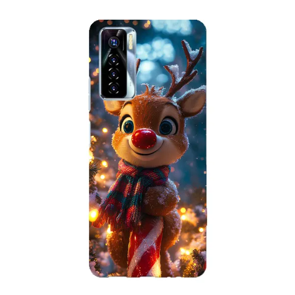 Чехол с принтом «Олень с шарфом» для TECNO Camon 17 Pro