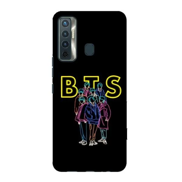 Чехол с принтом «BTS стайл» для TECNO Camon 17
