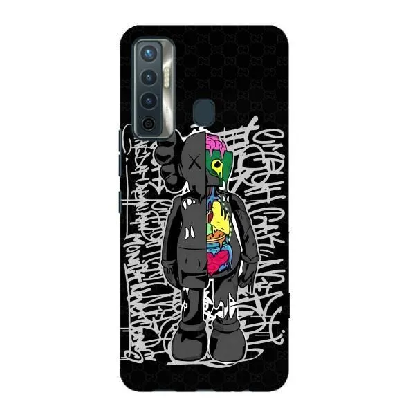 Чехол с принтом «Стиль Bearbrick» для TECNO Camon 17