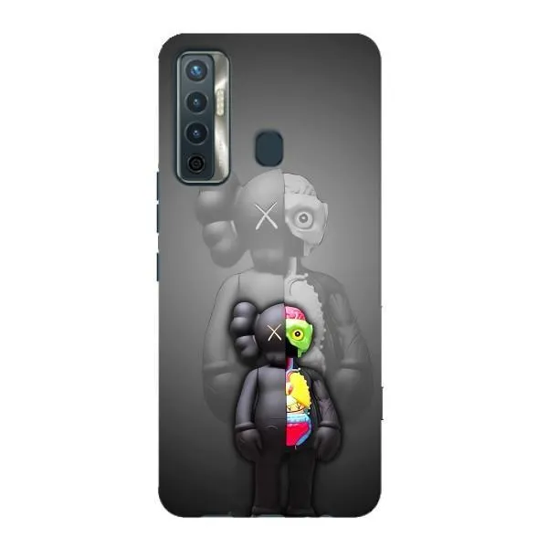 Чехол с принтом «Тело Bearbrick» для TECNO Camon 17