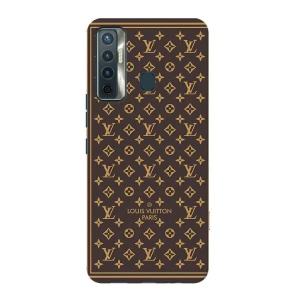 Чохол з принтом «шпалери LV» для TECNO Camon 17