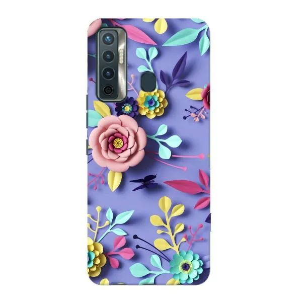 Чехол с принтом «Цветочный дизайн» для TECNO Camon 17