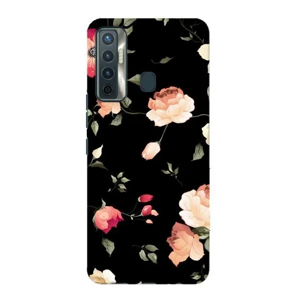 Чехол с принтом «Розочки» для TECNO Camon 17