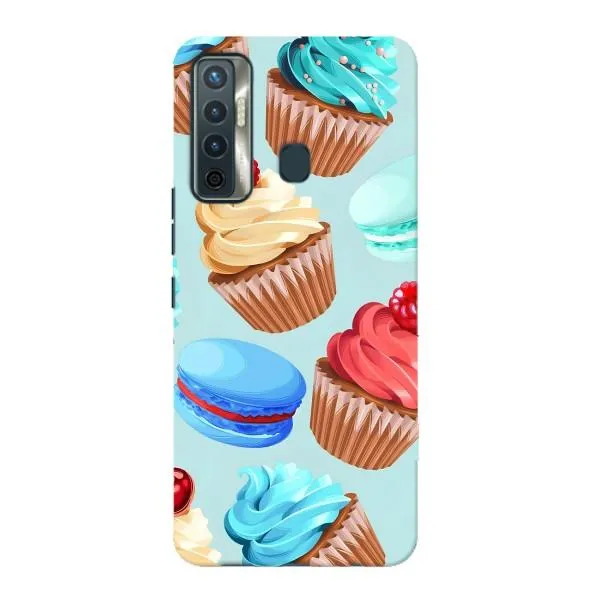Чехол с принтом «Кексики» для TECNO Camon 17