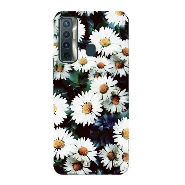 Чехол с принтом «Ромашки» для TECNO Camon 17