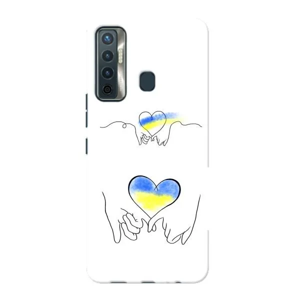 Чехол с принтом «Мир Украине» для TECNO Camon 17