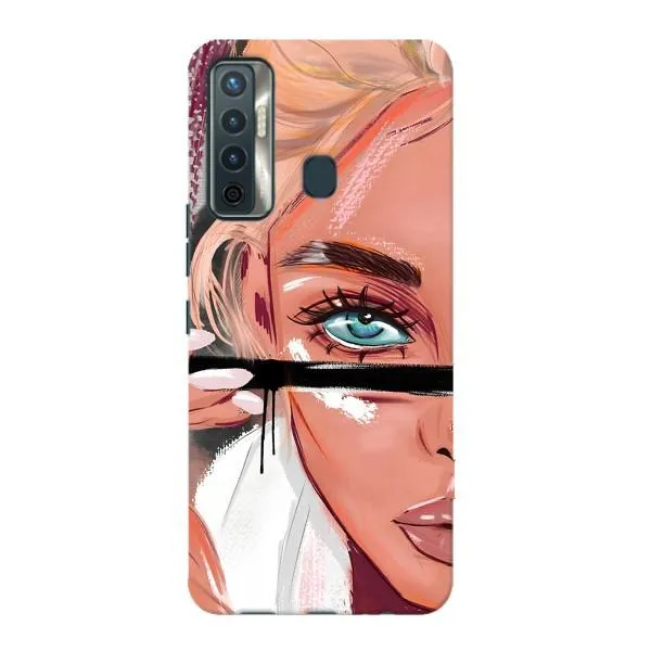 Чехол с принтом «Макияж» для TECNO Camon 17 Чехол с принтом «Макияж» для TECNO Camon 17