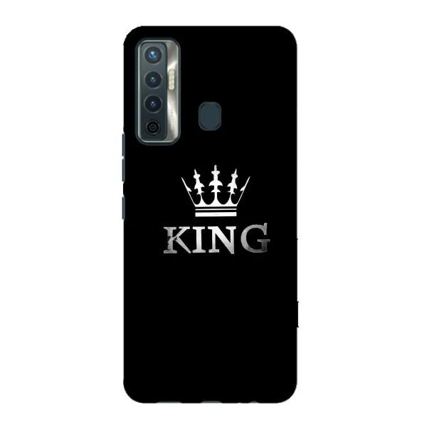 Чехол с принтом «KING» для TECNO Camon 17 Чехол с принтом «KING» для TECNO Camon 17
