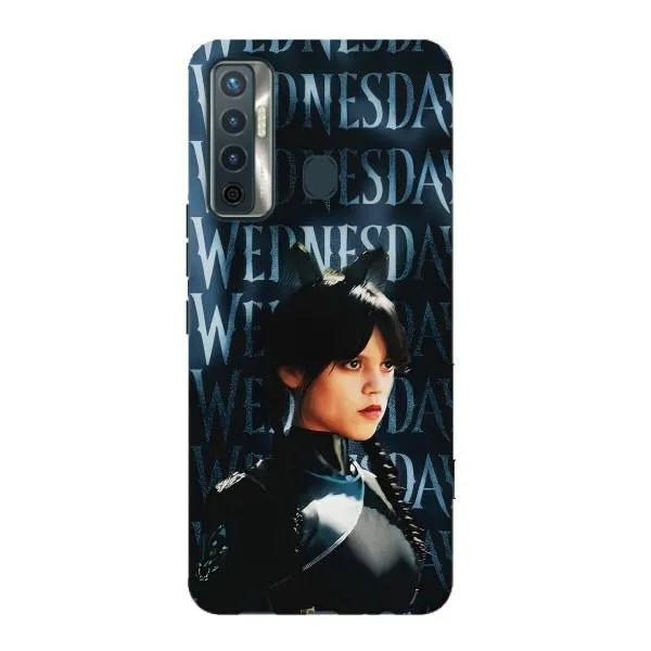 Чехол с принтом «Уэнздей кошка» для TECNO Camon 17