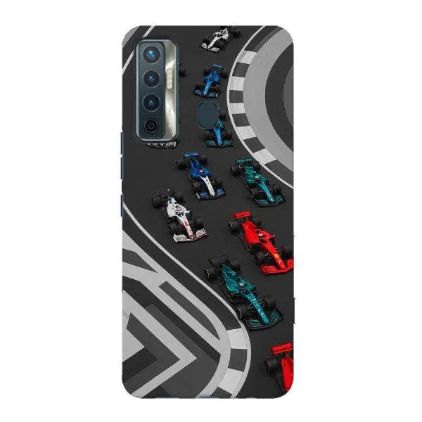 Чехол с принтом «Трасса Ф1» для TECNO Camon 17