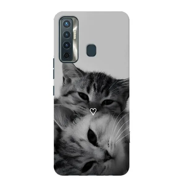 Чехол с принтом «Пара котов» для TECNO Camon 17 Чехол с принтом «Пара котов» для TECNO Camon 17