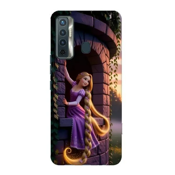 Чехол с принтом «Рапунцель на башне» для TECNO Camon 17 Чехол с принтом «Рапунцель на башне» для TECNO Camon 17