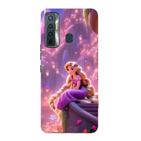 Чехол с принтом «Рапунцель в замке» для TECNO Camon 17 Чехол с принтом «Рапунцель в замке» для TECNO Camon 17