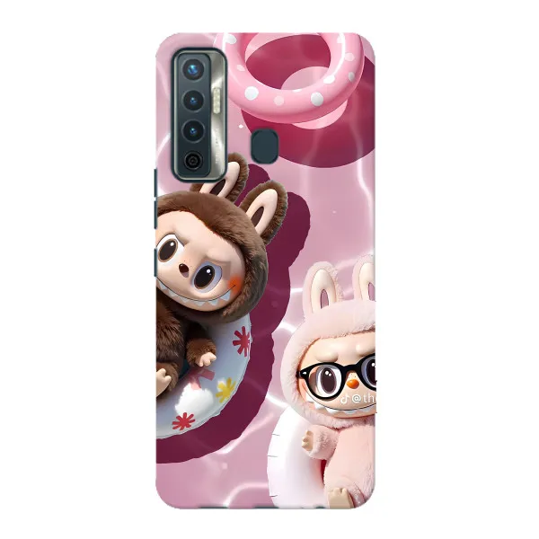 Чехол с принтом «Игрушка Лабубу» для TECNO Camon 17