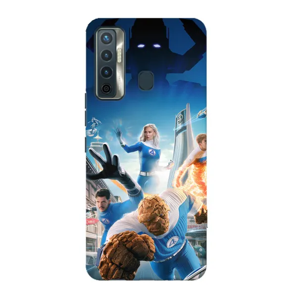 Чехол с принтом «Герои Фантастическая Четверка» для TECNO Camon 17 Чехол с принтом «Герои Фантастическая Четверка» для TECNO Camon 17