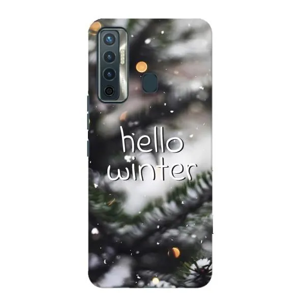 Чехол с принтом «Hello winter» для TECNO Camon 17 Чехол с принтом «Hello winter» для TECNO Camon 17