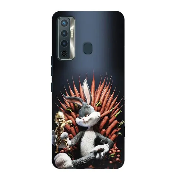 Чехол с принтом «Король Кролик» для TECNO Camon 17