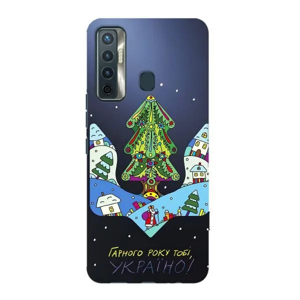 Чохол з принтом «Різдвяний герб» для TECNO Camon 17 Чохол з принтом «Різдвяний герб» для TECNO Camon 17