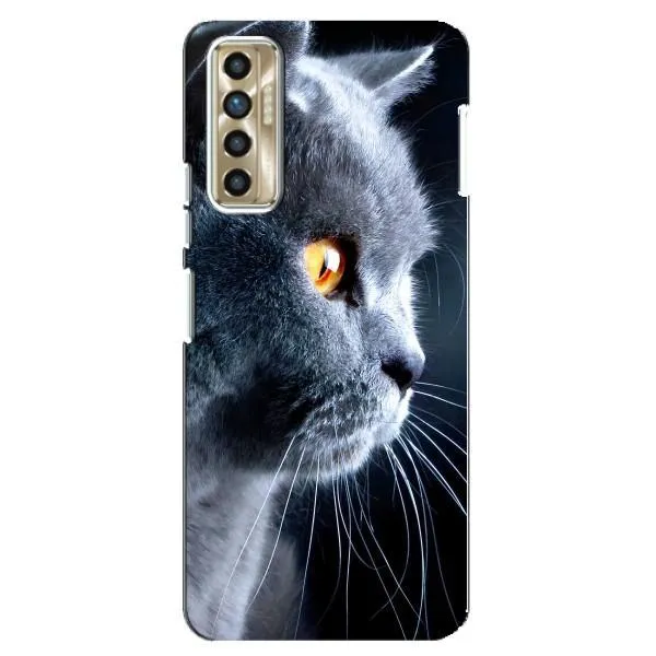 Чехол с принтом «Серый Кот» для TECNO Camon 17P (CG7n)