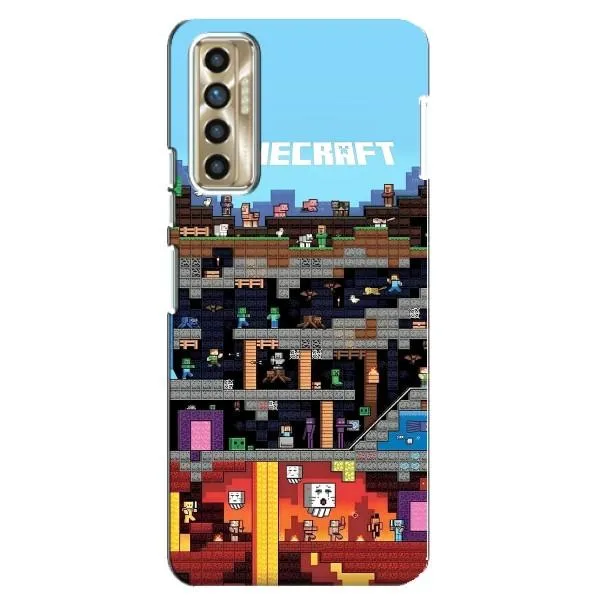 Чехол с принтом «фон Minecraft» для TECNO Camon 17P (CG7n) Чехол с принтом «фон Minecraft» для TECNO Camon 17P (CG7n)
