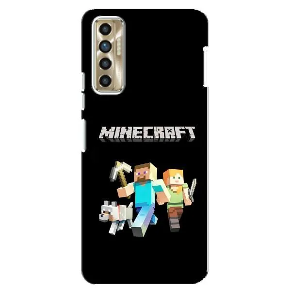 Чехол с принтом «герои Minecraft» для TECNO Camon 17P (CG7n) Чехол с принтом «герои Minecraft» для TECNO Camon 17P (CG7n)