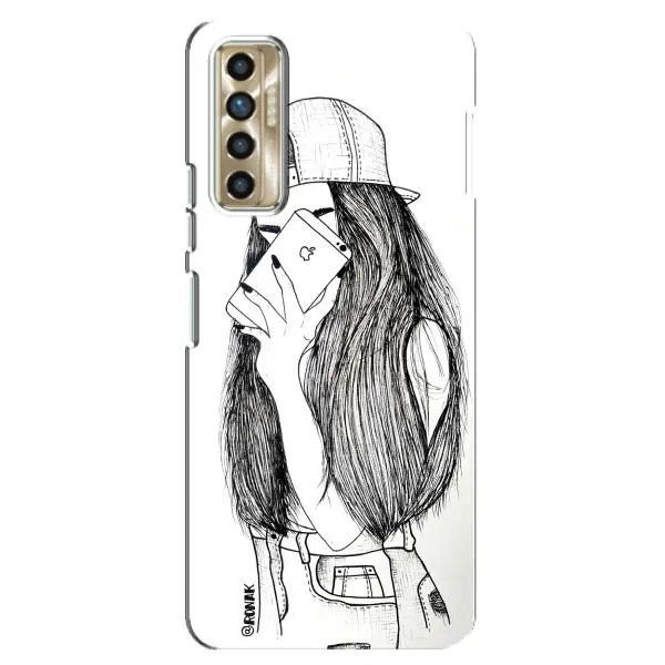 Чехол с принтом «Фото девочки» для TECNO Camon 17P (CG7n)