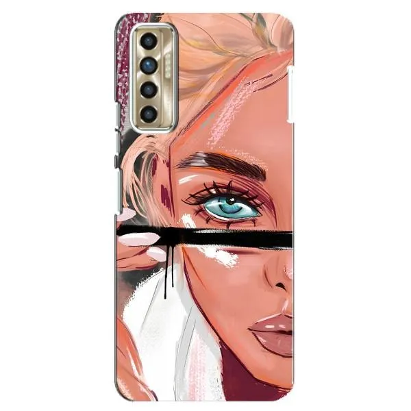 Чехол с принтом «Макияж» для TECNO Camon 17P (CG7n)