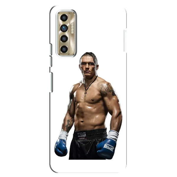 Чехол с принтом «Усик на белом» для TECNO Camon 17P (CG7n)