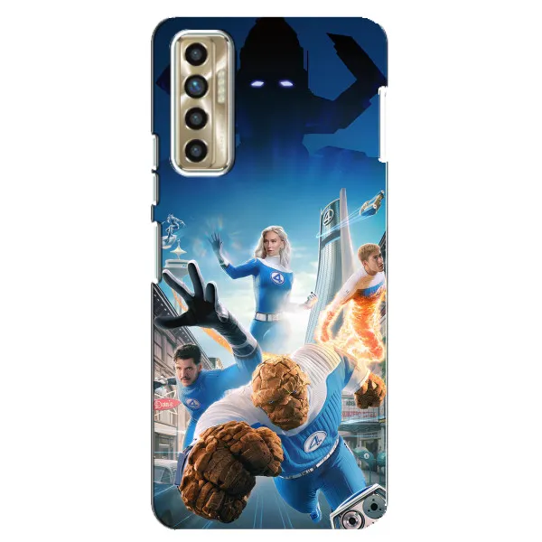 Чехол с принтом «Герои Фантастическая Четверка» для TECNO Camon 17P (CG7n)