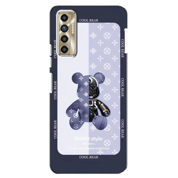 Чехол с принтом «Медвежонок LV» для TECNO Camon 17P (CG7n)