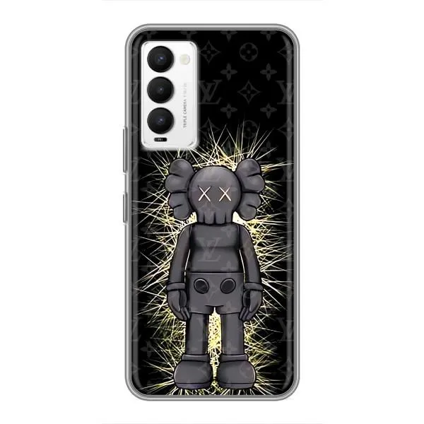 Чехол с принтом «Bearbrick LV» для TECNO Camon 18 / Camon 18P