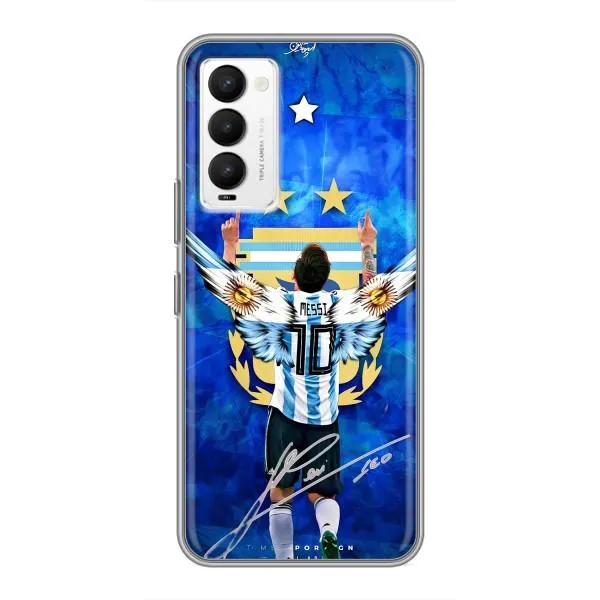Чехол с принтом «Месси сборная» для TECNO Camon 18 / Camon 18P