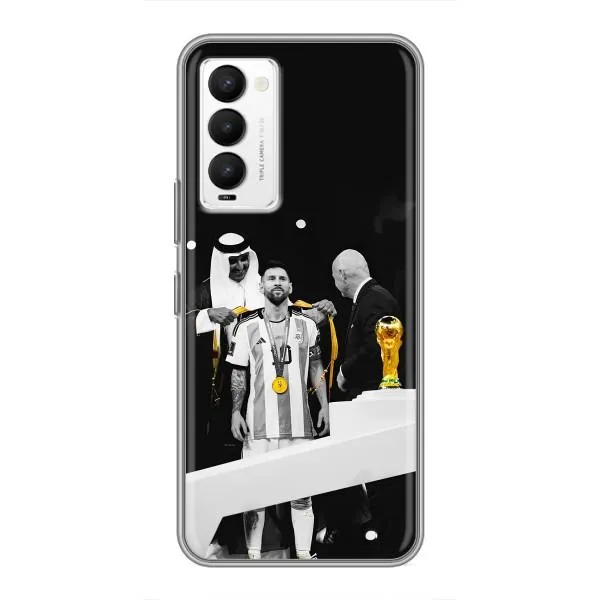 Чехол с принтом «Месси в накидке» для TECNO Camon 18 / Camon 18P