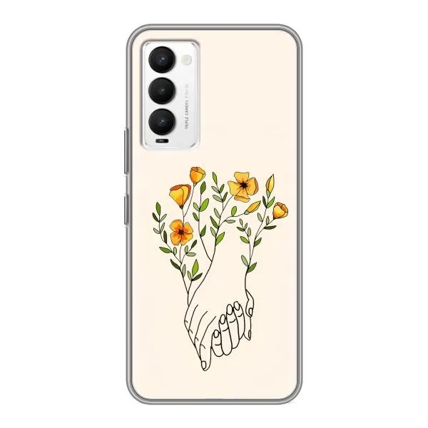 Чехол с принтом «Руки любви» для TECNO Camon 18 / Camon 18P Чехол с принтом «Руки любви» для TECNO Camon 18 / Camon 18P