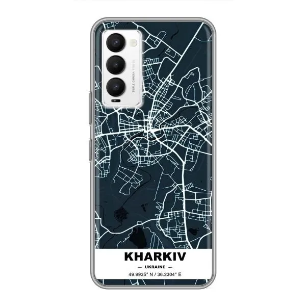 Чехол с принтом «Харьков» для TECNO Camon 18 / Camon 18P