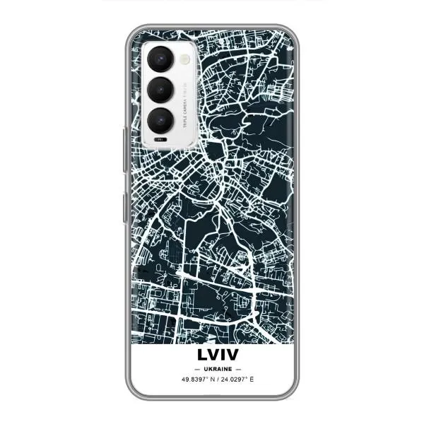 Чехол с принтом «Львов» для TECNO Camon 18 / Camon 18P