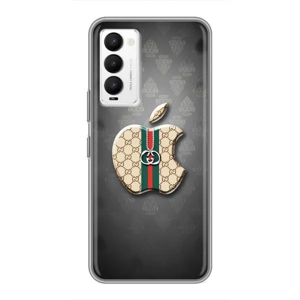 Чехол с принтом «Apple gucci» для TECNO Camon 18 / Camon 18P Чехол с принтом «Apple gucci» для TECNO Camon 18 / Camon 18P
