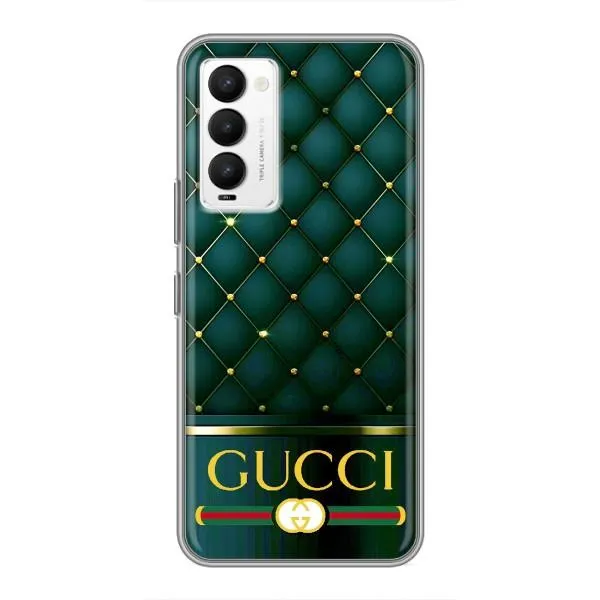 Чехол с принтом «Текстура Гуччи» для TECNO Camon 18 / Camon 18P Чехол с принтом «Текстура Гуччи» для TECNO Camon 18 / Camon 18P