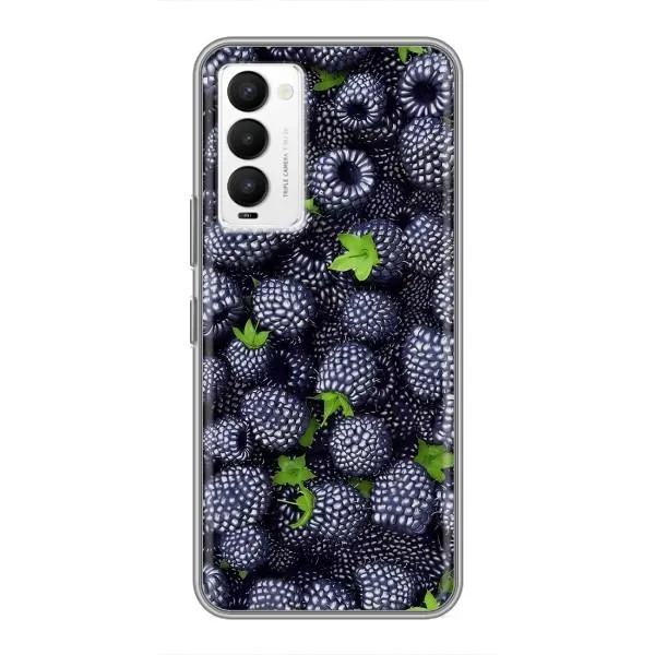 Чехол с принтом «Ежевика» для TECNO Camon 18 / Camon 18P