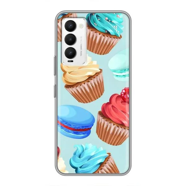 Чехол с принтом «Кексики» для TECNO Camon 18 / Camon 18P