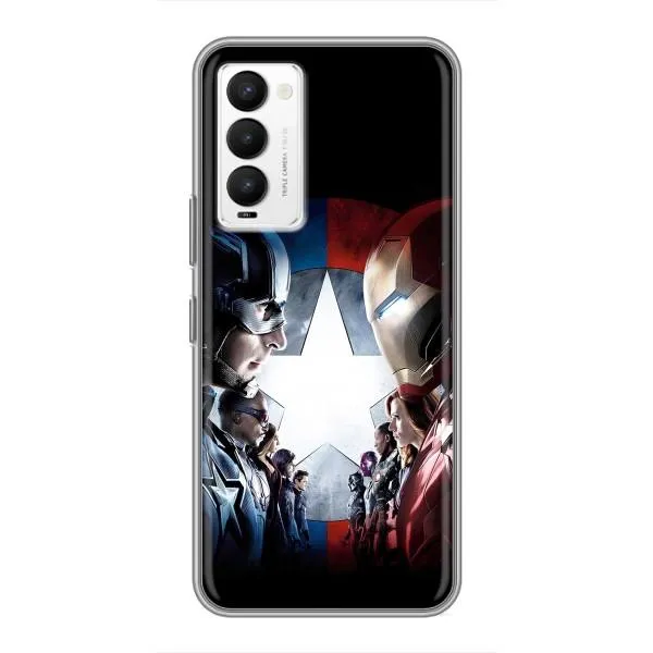 Чехол с принтом «Марвел стайл» для TECNO Camon 18 / Camon 18P Чехол с принтом «Марвел стайл» для TECNO Camon 18 / Camon 18P