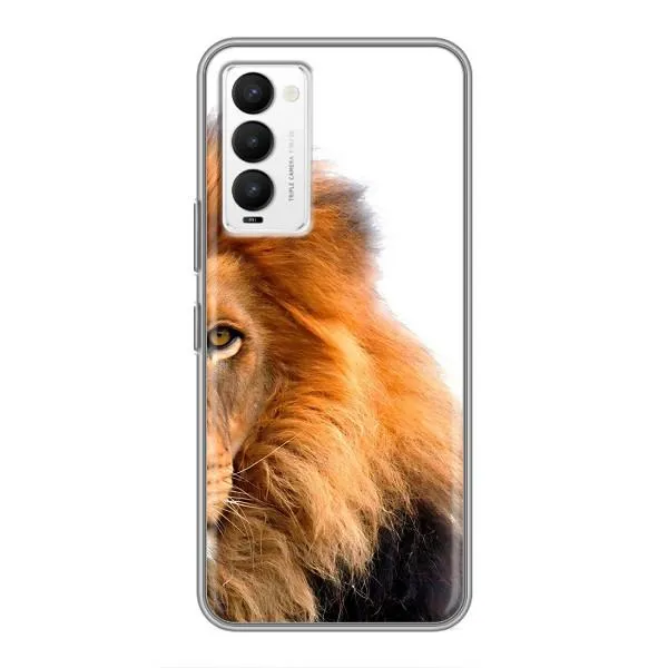 Чохол з принтом «Лев грива» для TECNO Camon 18 / Camon 18P Чохол з принтом «Лев грива» для TECNO Camon 18 / Camon 18P
