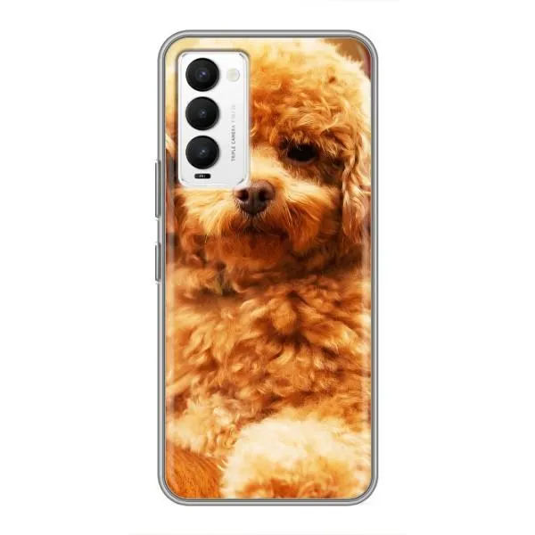Чехол с принтом «Щенок Бишон» для TECNO Camon 18 / Camon 18P